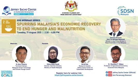 SDG Webinar Series: Spurring Malaysia's Economic Recovery to End Malnutrition