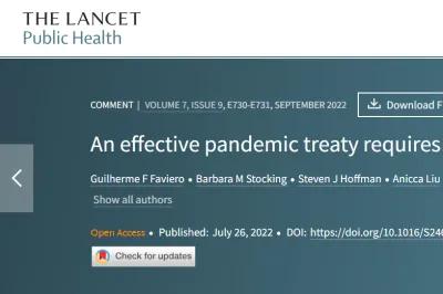 An effective pandemic treaty requires accountability