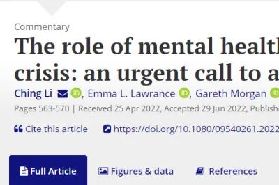 The role of mental health professionals in the climate crisis: an urgent call to action 