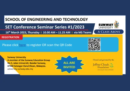 SET Conference Seminar Series #1 2023