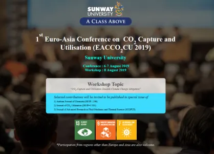 1st Euro-Asia Conference on CO2 Capture and Utilisation (EACCO2CU 2019)