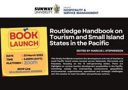 Book launch of the Routledge Handbook on Tourism and Small Island States in the Pacific