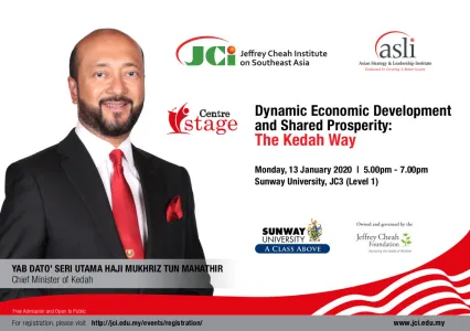 Dynamic Economic Development and Shared Prosperity: The Kedah Way
