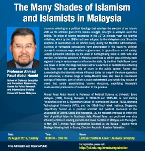 The Many Shades of Islamism and Islamists in Malaysia