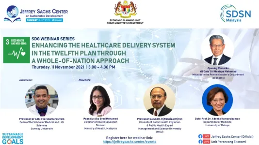 SDG Webinar Series: Enhancing the Healthcare Delivery System in the Twelfth Plan Through a Whole-Of-Nation Approach
