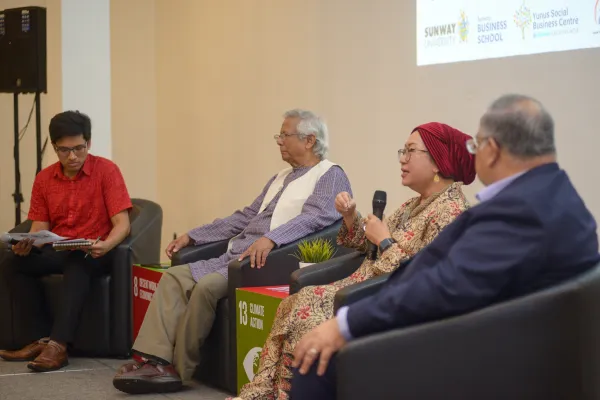 Harmonizing a World of Three Zeros: Dinner Dialogue with Prof. Muhammad Yunus
