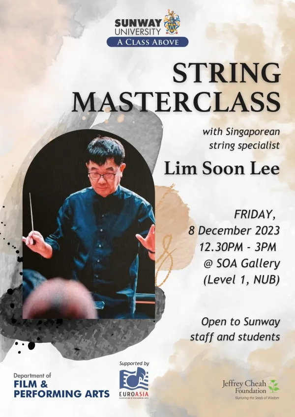 String Masterclass with Lim Soon Lee