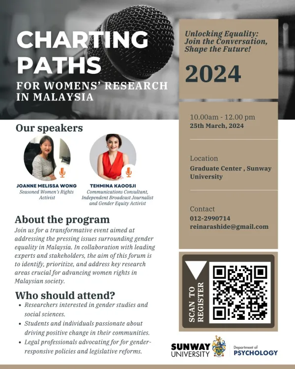 Charting Paths for Women's Research in Malaysia
