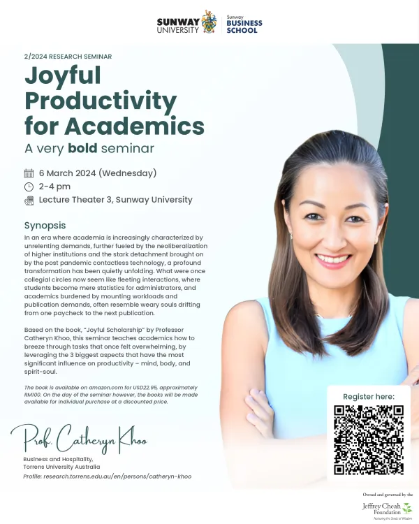 Joyful Productivity for Academics