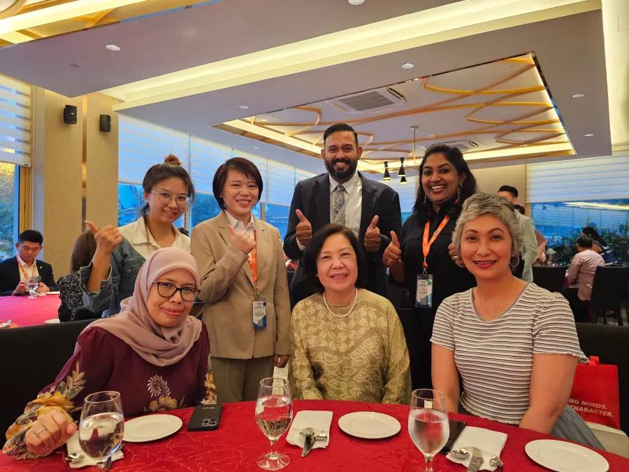 Accompanied by Provost Professor Abhimanyu Veerakumarasivam and Ms. Lim Shui Chin, Director of the International Office and Special Projects, our esteemed partners relished a sumptuous dinner at the enchanting Sunset Terrace of Sunway Resort Hotel &amp; Spa