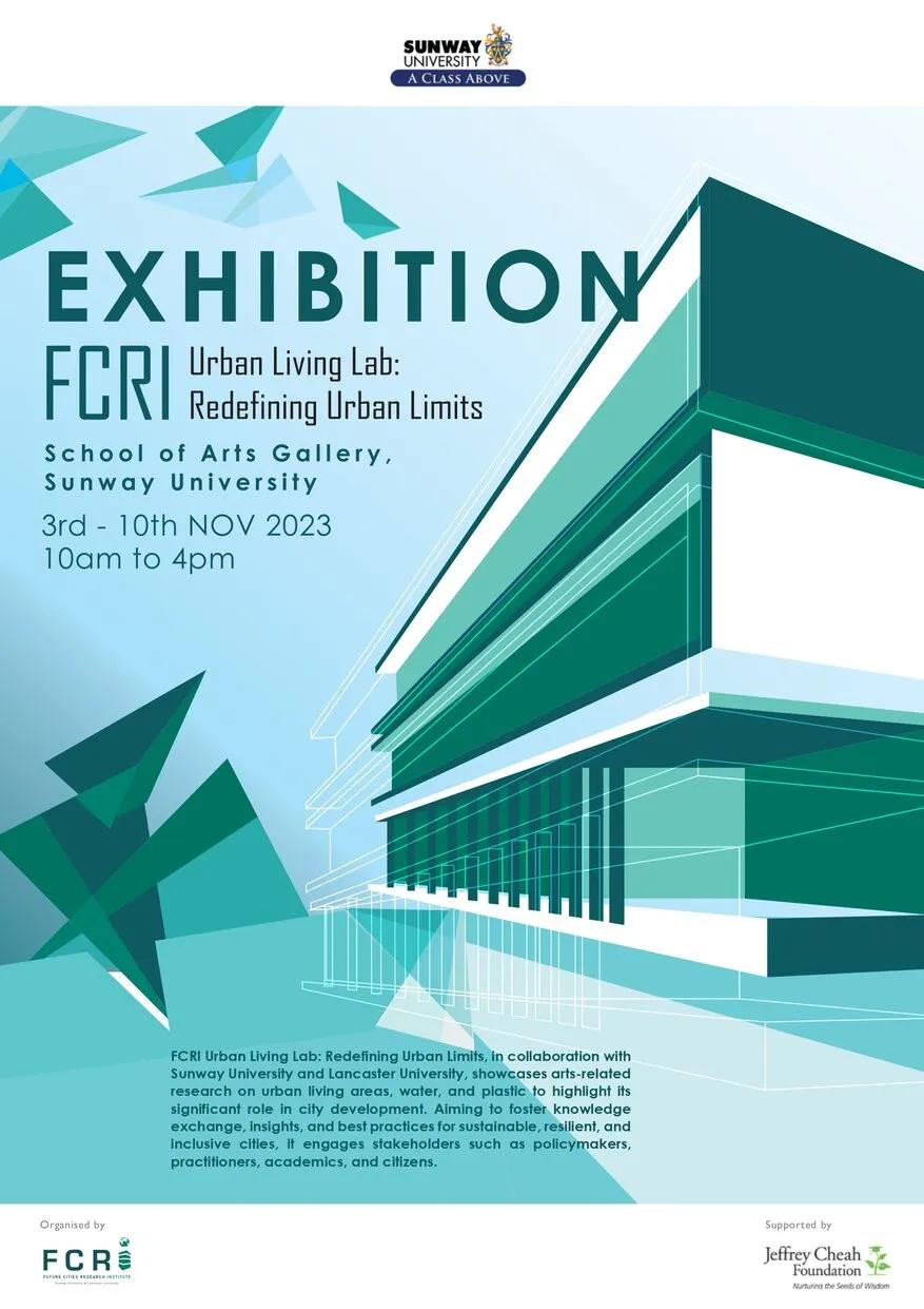 FCRI Urban Living Lab Exhibition: Redefining Urban Limits