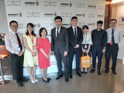 Representatives from Kazakhstan and Jeju Visit Sunway