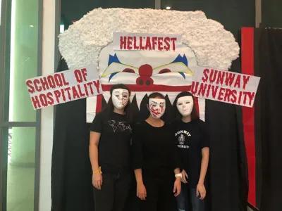 Students from the School of Hospitality Successfully Plan and Execute a Halloween Themed Event