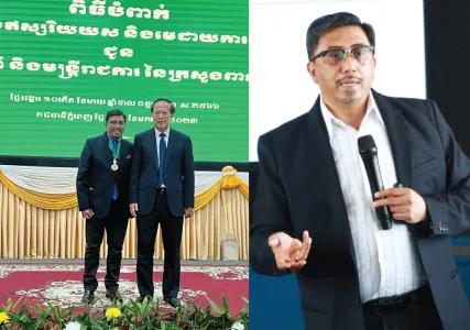 Professor Shandre Mugan Thangavelu Honored with Royal Order for Contributions to Cambodia's Development