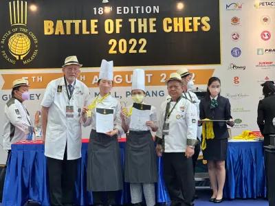 Sunway University Culinary Team Great Success at the Battle of the Chefs, Penang