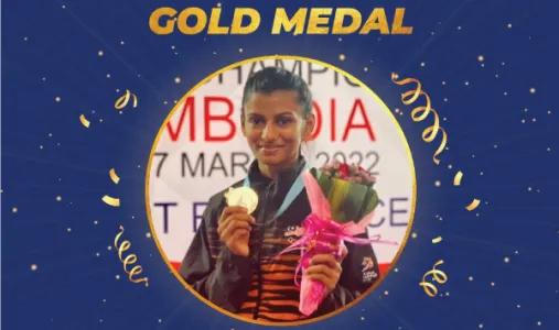 Shahmalarani Chandran Debuted as a Gold Medalist in Karate at the #SEAGamesVietnam2021