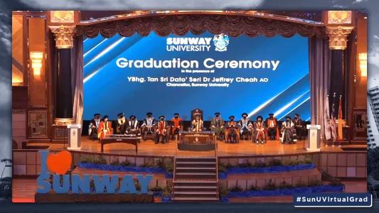 Sunway University Virtual Graduation for Class of July 2020 &amp; February 2021