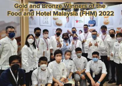 Sunway University Young Chefs Club Wins the Gold and Bronze Medals at the Food and Hotel Malaysia 2022
