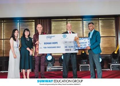 Sunway Communication Students hit the ground running with charity events.