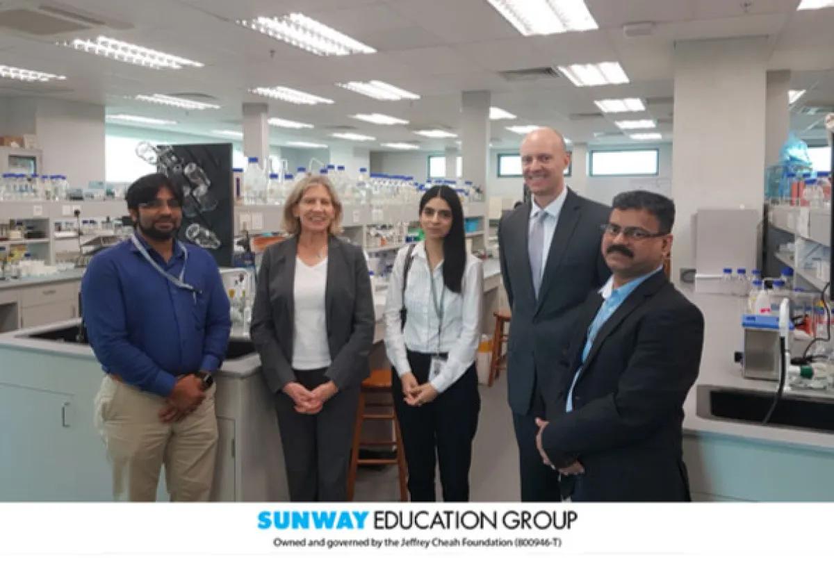 Visit to Sunway University’s School of Science & Technology by Office of Navy Research Global (ONRG) & Asian Office of Aerospace Research and Development (AOARD)