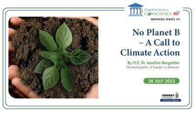 CWAC LIVE Webinar Series #5 No Planet B - A Call To Climate Action 
