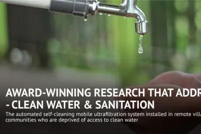 Award-Winning Research from Sunway University Provides Access to Clean Water in Remote Areas