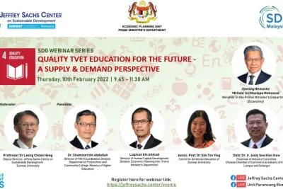 SDG Webinar Series: Quality TVET Education for the Future - A Supply and Demand Perspective