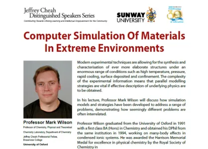 Computer Simulation Of Materials In Extreme Environments