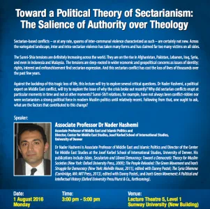 Toward a Political Theory of Sectarianism: The Salience of Authority over Theology