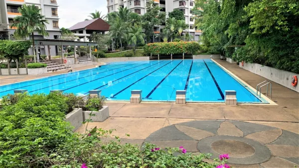 The Sun-U Residence Olympic-sized swimming pool.
